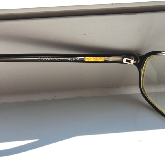 Vintage ESPRIT 9094 COLOR-910 Black EYEGLASSES, GLASSES, FRAMES - Picture 5 of 8